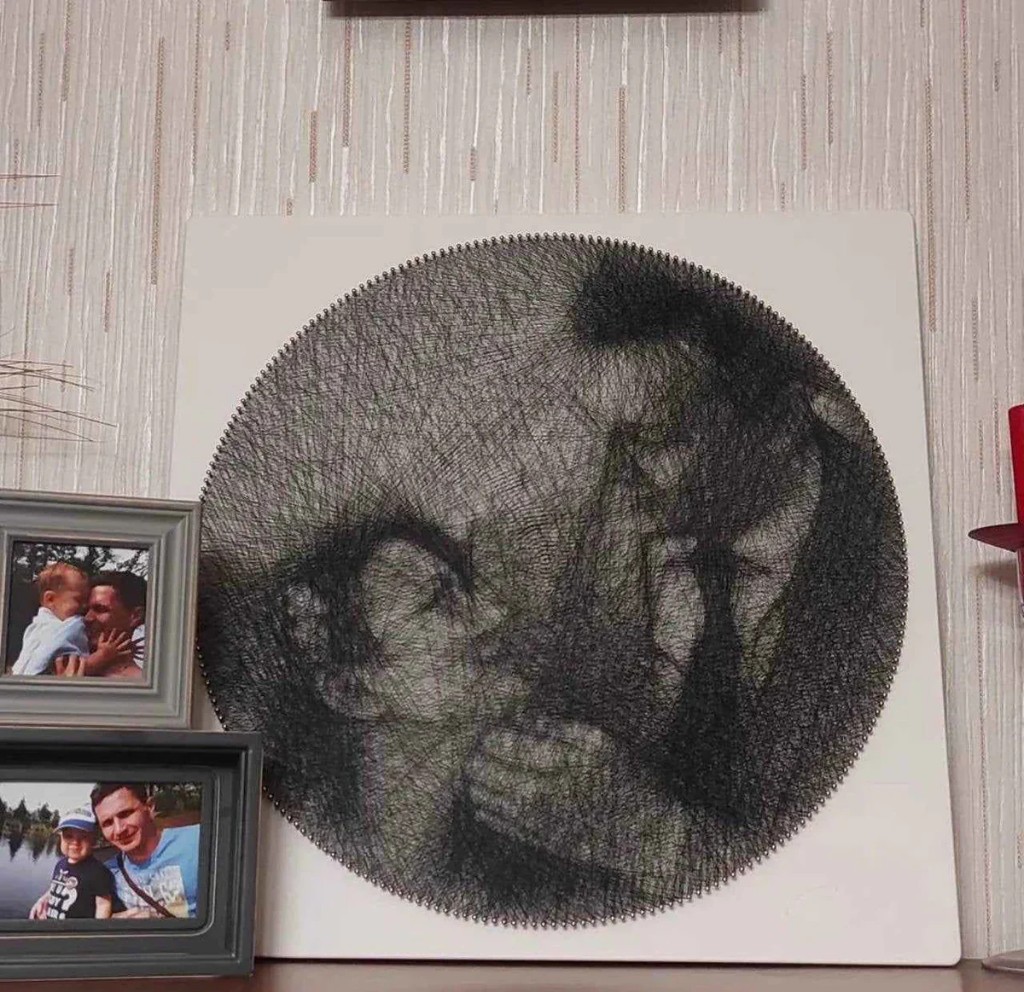 Rafta String Art tablo