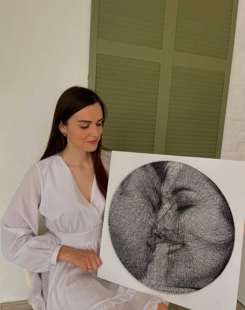 String Art yapım süreci